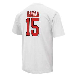 Nebraska Cornhuskers Colosseum Football Dylan Raiola #15 Name and Number T-Shirt Medium White
