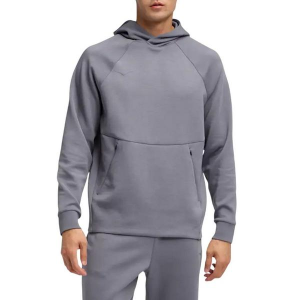 Men's HOKA Essential Recovery Running Hoodie Small Grey Skies