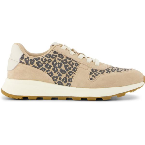 Women's Toms Trvl Lite Retro Sneakers 12 Regular Water Repellent Oatmeal Small Leopard Spots/Suede