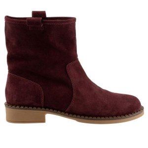 Women's Bueno Olina Dress Boots Casual 36 Merlot Suede