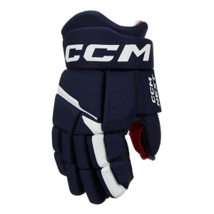 Junior CCM NEXT Hockey Gloves 10" Navy/White