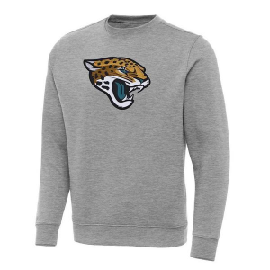 Jacksonville Jaguars Antigua Victory Crewneck 3XLarge Grey Heather