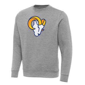 Los Angeles Rams Antigua Victory Crewneck 3XLarge Grey Heather