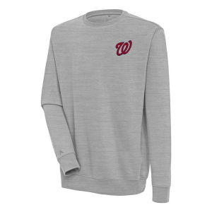 Washington Nationals Antigua Victory Crew 3XLarge Grey Heather