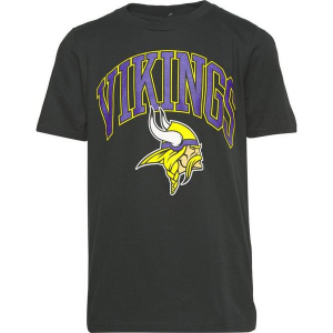 Kids' Minnesota Vikings Genuine Stuff Archie T-Shirt Large Black