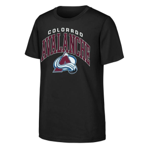 Colorado Avalanche Genuine Stuff Archie Kids' T-Shirt Medium Black