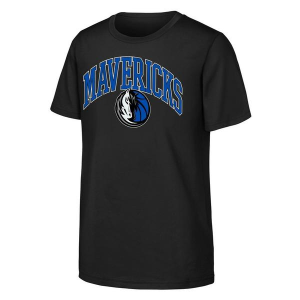 Kids' Dallas Mavericks Archie Genuine Stuff T-Shirt Medium Black