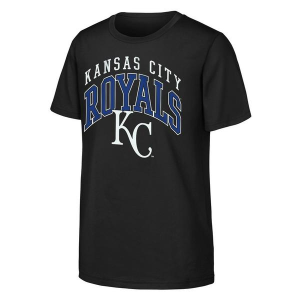 Kids' Kansas City Royals Archie T-Shirt Large Black