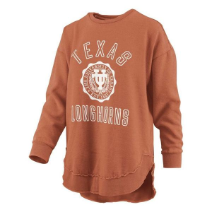 Texas Longhorns Pressbox Women's Crew Large Orange