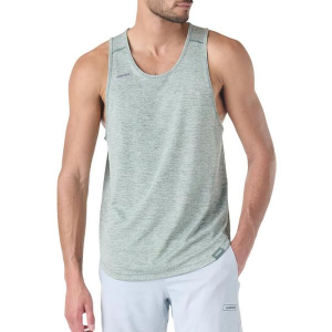 Men's Legends Enzo Crew Neck Tank Top Medium Hunter Green Heather