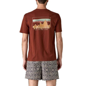 Men's Patagonia '73 Skyline Organic T-Shirt Medium Dried Vanilla