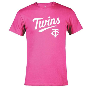 Minnesota Twins Wonderboy 6 T-Shirt 2XLarge Sapphire Pink