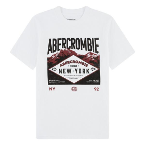 Kids' abercrombie kids Adirondacks Graphic T-Shirt 9/10 Bright White