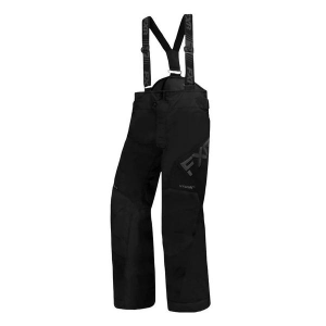 Kids' FXR Snow Bibs Clutch 6 Black Ops