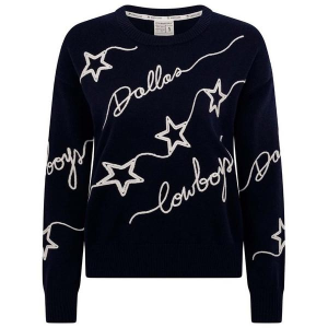 Women's Dallas Cowboys KADYLUXE Love Letter Hoodie Large Navy