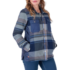 Women's Dovetail Workwear Durham Shacket Large Loden Green
