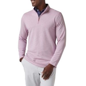 Men's Mizzen+Main KPI 1/4 Zip Pullover Large Orchard Heather