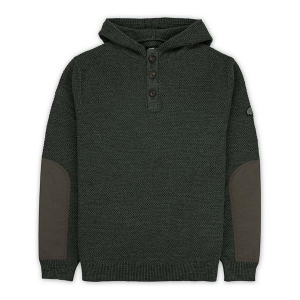 Men's Jetty Barnacle Knit Hoodie Medium Olive