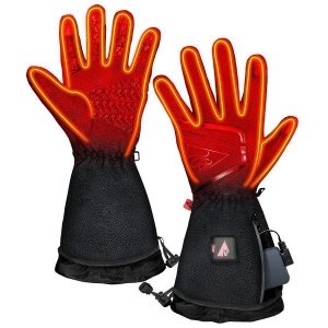 Women's ActionHeat 5V Slim-Fit Fleece Gloves Large Black