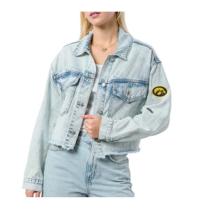 Hype and Vice Iowa Hawkeyes Women's Denim Jacket
