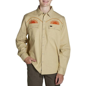 Men's Howler Brothers Crosscut Long Sleeve Button Up Shirt 2XLarge El Sol