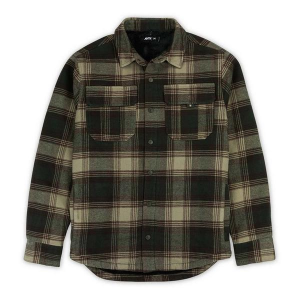 Men's Jetty Sherpa Long Sleeve Shacket 2XLarge Charcoal