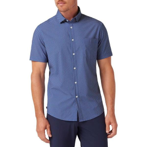Men's Mizzen+Main Leeward Button Up Shirt Small Set Sail Alternating Diamond