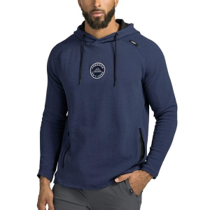 Men's UNRL x Folds Of Honor Elevation Hoodie Large Harbor Blue
