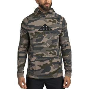 Men's UNRL x Folds Of Honor Classic Twill Crossover II Hoodie Small Woodland Camo