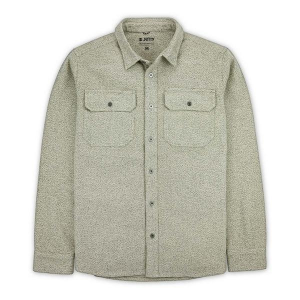 Men's Jetty Horizon Heavy-Duty Long Sleeve Flannel Medium Tan