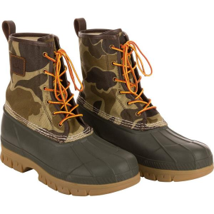 Men's Drake Waterfowl Throwback80 Waxed Canvas Laced Duck Boots Outdoor 12 Old School