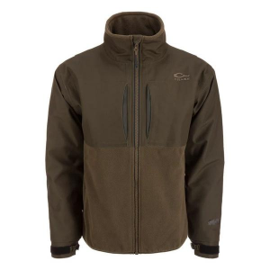 Men's Drake Waterfowl MST CommandXT Eqwader Softshell Jacket XLarge Green Timber