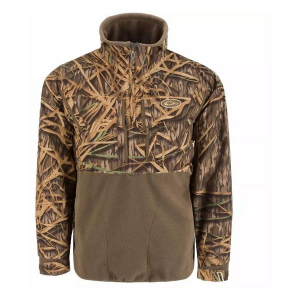 Men's Drake Waterfowl MST CommandXT Eqwader 1/2 Zip Softshell Jacket 3XLarge Mossy Oak Original Shadow Grass