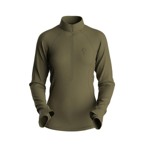 Women's Prois Olann Merino Pullover Long Sleeve 1/2 Zip XLarge Sedona Sage