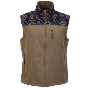 Men's Hooey Jackson Vest 2XLarge Brown