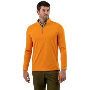 Men's Good Good Golf Golden Hour Long Sleeve 1/4 Zip Large Orange