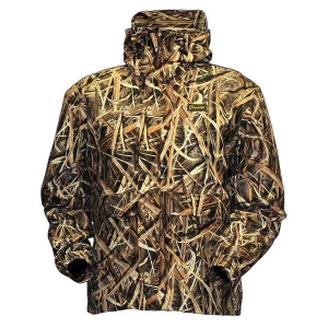 Men's Gamehide Decoy Stormhide Rain Jacket Large Mossy Oak Shadow Grass Blades