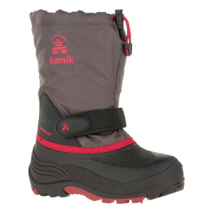 Kids' Kamik Waterbug 5 Waterproof Insulated Winter Boots Outdoor Little 3 Charcoal