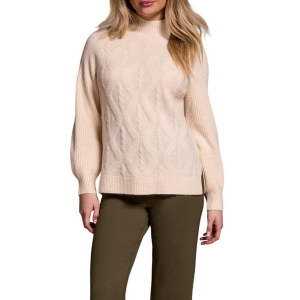 Women's Tribal Pullover Sweater Puff Sleeve Large Moon Stone