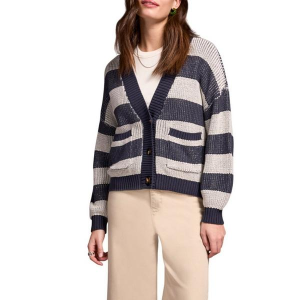 Women's Tribal Cardigan Buttoned-Front Medium Sapphire