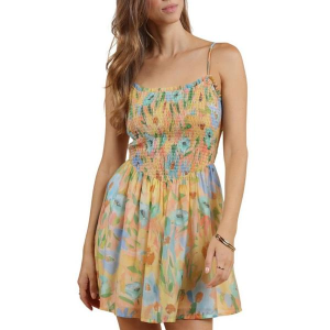 Women's Sadie And Sage Daisy Chain Midi Shift Dress Medium Yellow Multi