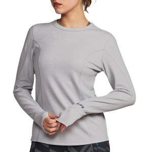Women's Janji Waffleloft Long Sleeve Henley Large Tern