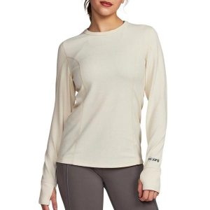 Women's Janji Waffleloft Long Sleeve Henley Small Moonglow