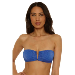 Women's Becca Golden Isle Swim Bikini Top Contemporary Medium Lapis