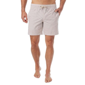 Men's Fair Harbor The Bayberry Swim Trunks 2XLarge Sand Seersucker