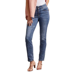 Women's Tribal Sophia Slim Fit Straight Jeans Dark Vint 10 32