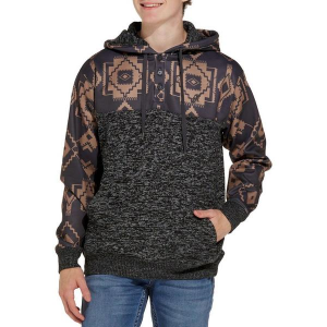 Men's Hooey Jimmy Hoodie 2XLarge Black/Tan