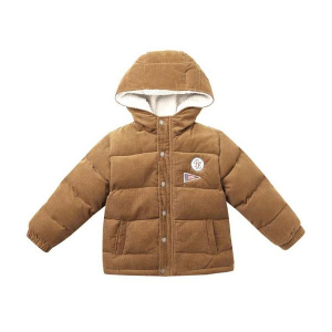 Rylee + Cru Cord Puffer Jacket Toddler 2/3T Golden