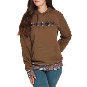 Women's Hooey Trophy Hoodie Medium Brown