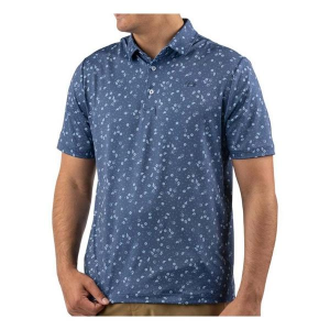 Men's Good Good Golf Dawn Patrol Polo Medium Indigo Dot